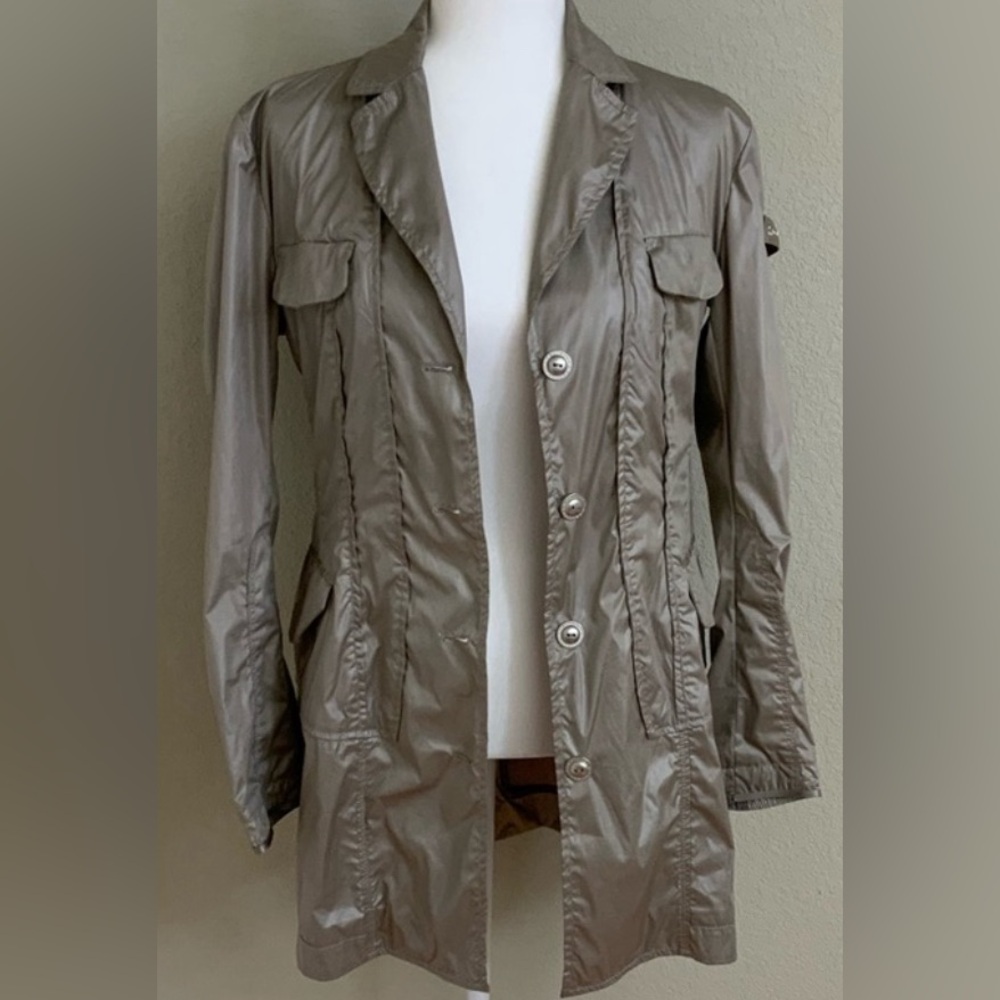 Peuterey Jacket Women’s 42/M Grey Lightweight Windbreaker ✨